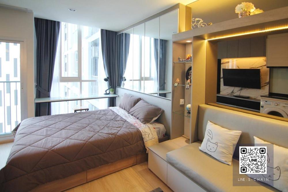 🌹💗For rent คอนโด ✦Noble Revolve Ratchada 1✦Studio 22 ตร.ม. • ชั้น 12 วิวสวนพร้อมเข้าอยู่!!⚡️  #HF1785