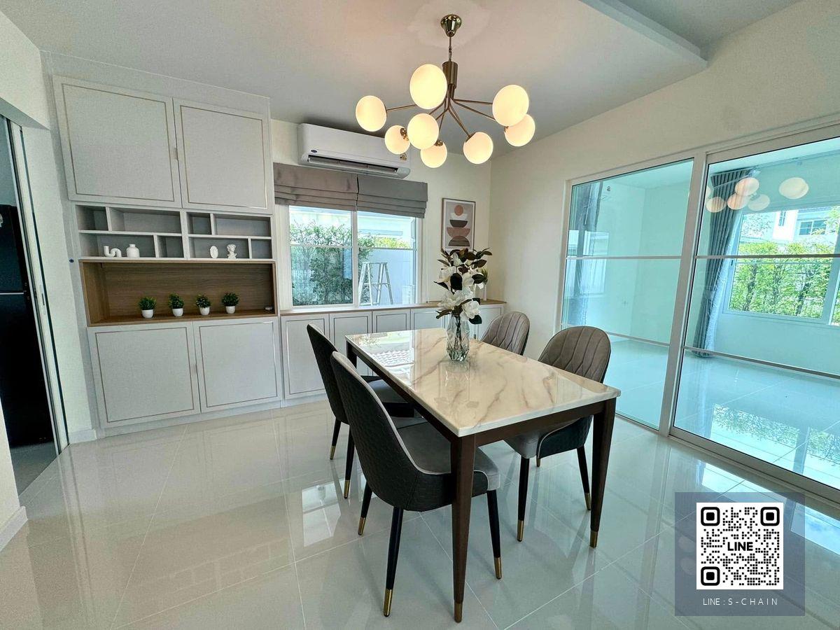 🌈🏡HOME FOR RENT>> Villaggio 3 Srinakarin - Bangna>> บ้านเดี่ยว 2 ชั้น บนพื้นที่ 64 ตร.ม. 4 ห้องนอน ใกล้ Mega บางนา เฟอร์นิเจอร์ครบ #LV-MO1522