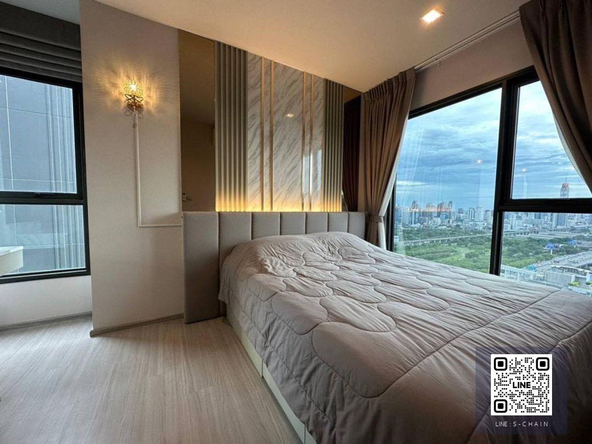 📢FOR RENT🔥Life Asoke Rama 9 >> ชั้น 39 วิวสวย ห้องสวย ห้องมุม Built in ทุกห้อง พร้อม jaz sofa และ smart tv 2 ห้องนอน ใกล้ MRT พระราม 9 #LV-MO1599