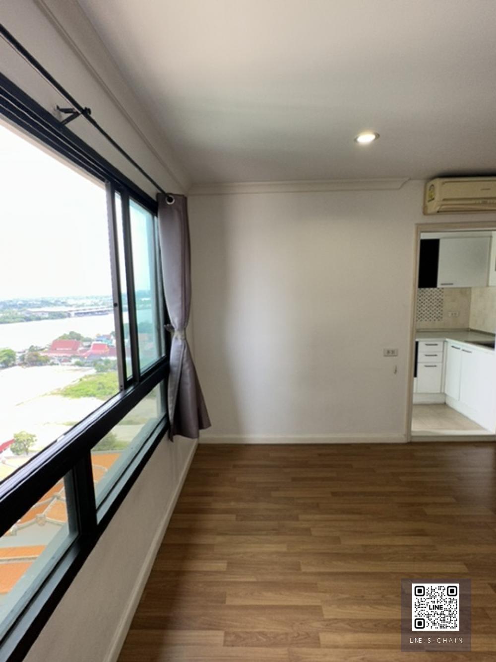 ❄️ ห้องเปล่า ❄️ลุมพินี เพลส นราธิวาส เจ้าพระยา วิวแม่น้ำเจ้าพระยาขนาดห้อง 30 ตร.ม. ชั้น 19#MO-1272